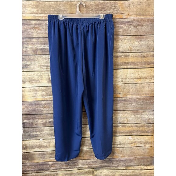 Graver Studio Silky Blues Petite Print Tunic & Chambray Pants Set 2X NWT - Picture 4 of 7